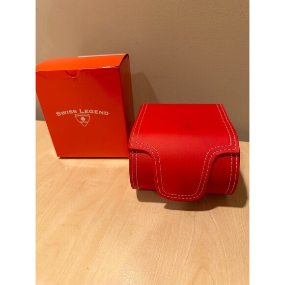 Swiss Legend Neptune Quartz Watch White Ceramic Bezel Gold Tone Water Resistant - Picture 3 of 5